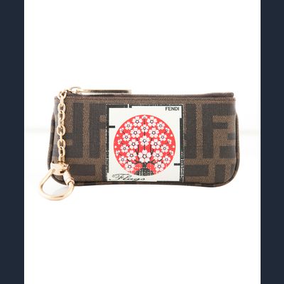 Fendi Zucca Flags Key and Change Holder - Limited Edition