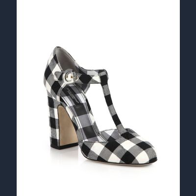 Dolce & Gabbana Gingham Pumps