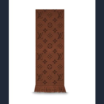 Louis Vuitton Bruine Logomania Sjaal