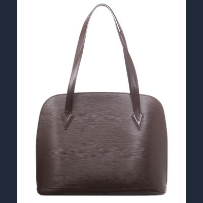 Louis Vuitton Lussac Schoudertas in Bruin Epi Leder