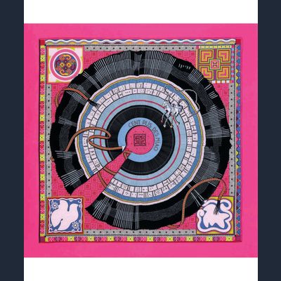 Hermès Carré 90 'Cent Plis Des Miao'