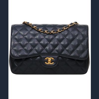 Chanel Classic Caviar Large Shoulder Bag