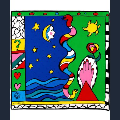 Niki De Saint Phalle Silk Scarf