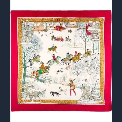 Hermès Carré 90 'l'Hiver'