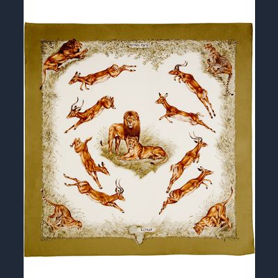 Hermès Carré 90 Kenya