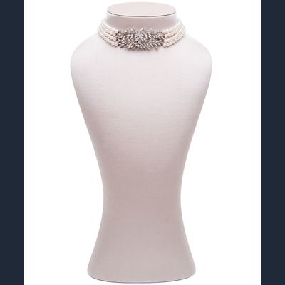 Siman Tu Four Strand Freshwater Pearl Choker