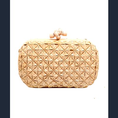 AW 2007 Bottega Veneta Runway Origami Knot Clutch - Limited Edition