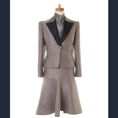 Gianfranco Ferre Grey 3 Piece Skirt Suit