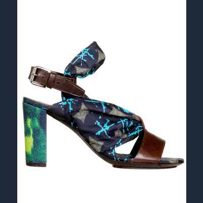 SS 2008 Dries Van Noten Runway Ankle Strap Sandals