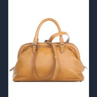 Dries Van Noten Leather Doctor Bag