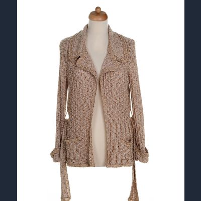 Chanel Gebreid Vest met Riem 06P