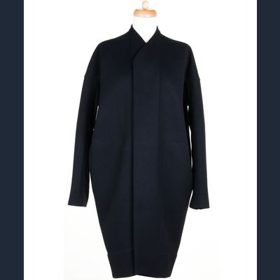 Rick Owens Black Wool Coat