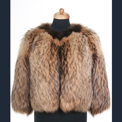 FW 2008 Dries van Noten Runway Raccoon Fur Jacket