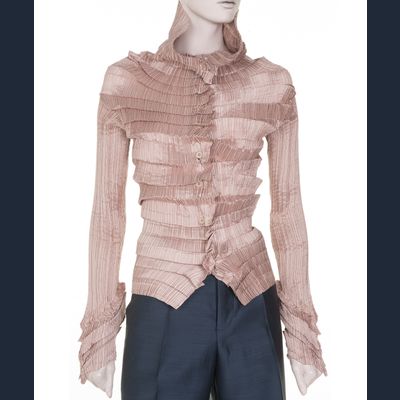 Issey Miyake Vintage Accordion Pleated Top