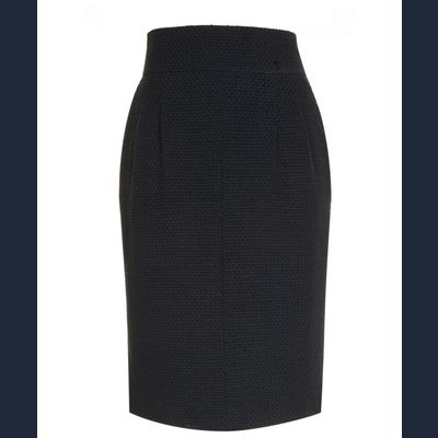 Chanel Black Pencil Skirt 07P