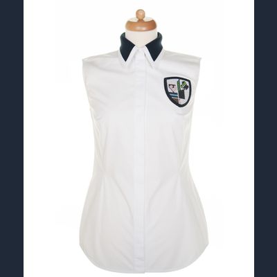 Christian Dior White Cotton Sleeveless Top