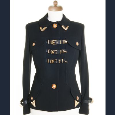 AW 1992 Versace Runway Jacket | Bondage Collection