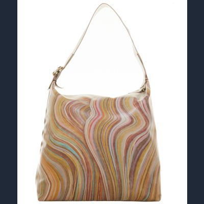 Paul Smith Swirl Leather Hobo Bag