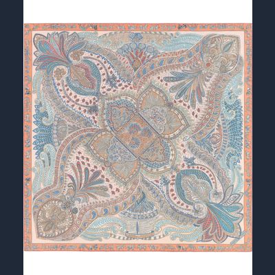 Hermes Carre Le Jardin de la Maharani