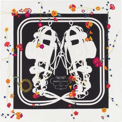 Hermès Carré 90 Brides Fleuries