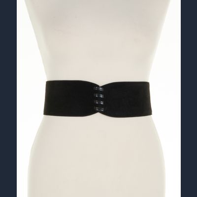 Alaia Black Leather Belt