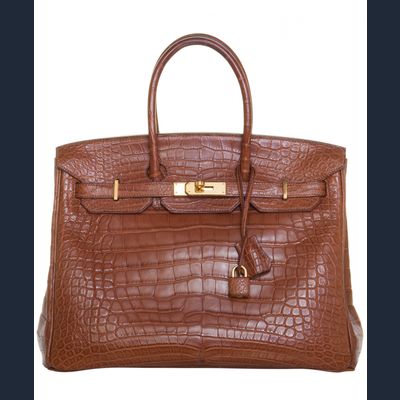 Hermès Marron d'Inde Matte Mississippiensis Alligator Birkin 35 GHW