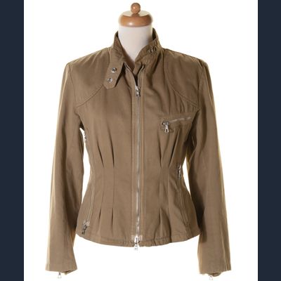Dries van Noten Beige Cotton Jacket