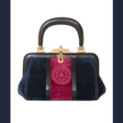 Roberta Di Camerino Velvet Bagonghi Doctor Bag
