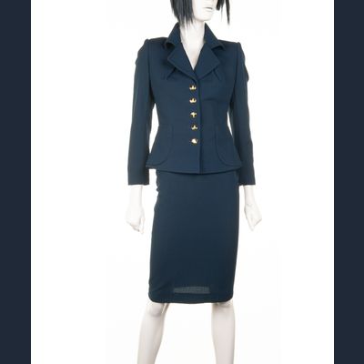 Vivienne Westwood London Blue Skirt Suit - Gold Label