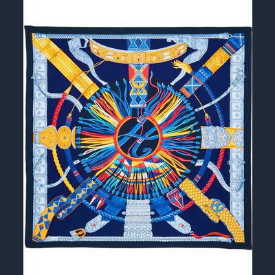 Hermès Carré 'Ceintures et Liens'