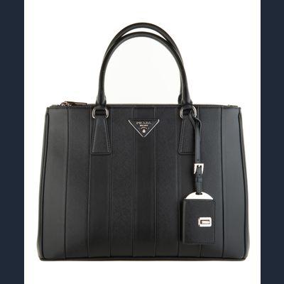 Prada 'Galleria' Double Zip Safiano/Leather Tote Bag