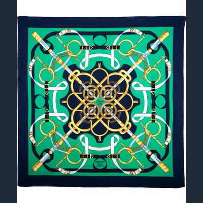 Hermès Carré 'Eperon d'Or'