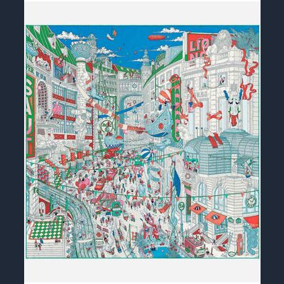 Hermès Carré 'Le Grand Prix du Faubourg' - Designed by Ugo Gattoni