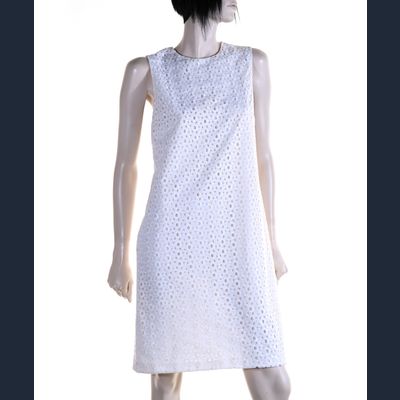 Christian Dior Broderie Anglaise Sleeveless Dress