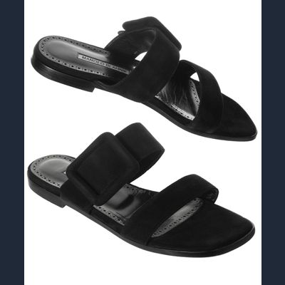 Manolo Blahnik 'TiTuBaflat' Sandals