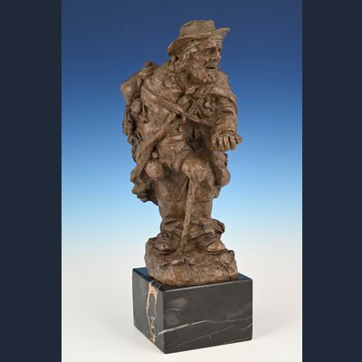 A terracotta sculpture