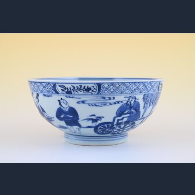 Een Chinees porseleinen kom