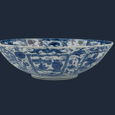 Een Chinees porseleinen  Wanli kom