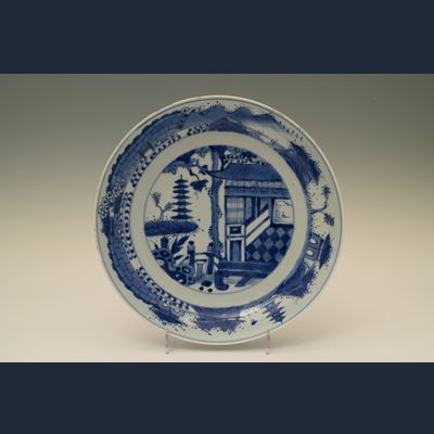 Een Chinees porseleinen bord