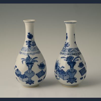 Ein paar chinesische Porzellanvasen