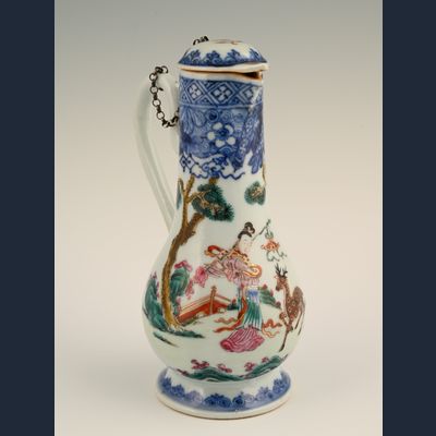 A Chinese porcelain jug