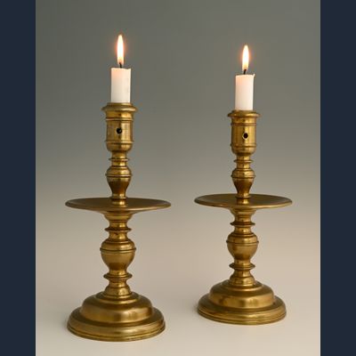 A pair of Heemskerk candlesticks