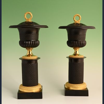 A pair of Empire Cassolettes