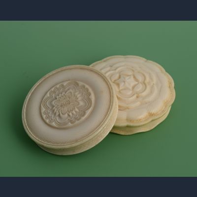 An ivory turnery box