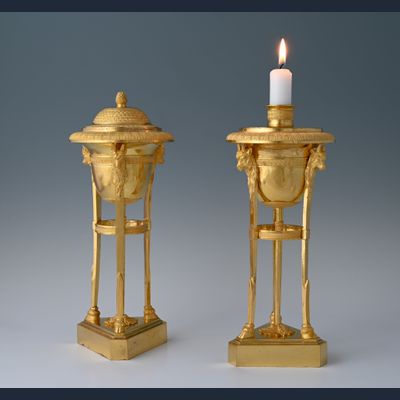 A pair of Empire Cassolettes