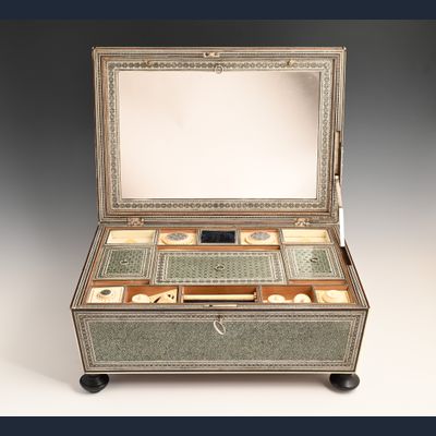 An Anglo Indian, Vizagapatam sewing box