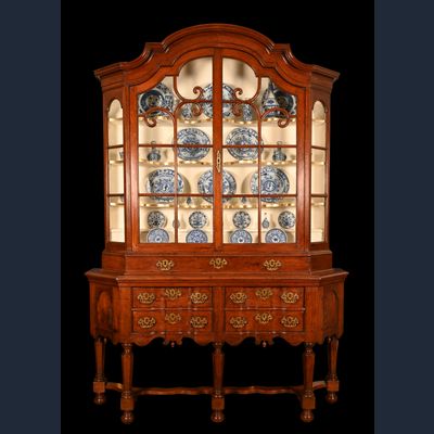 A Dutch 18th century Display Cabinet