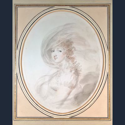 J.B. Isabey: portret van een Prinses van Hessen