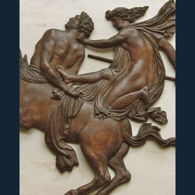 Twee reliefs met centauren