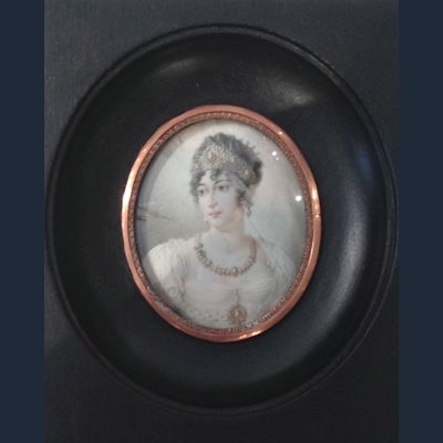 Portretminiatuur Caroline Bonaparte